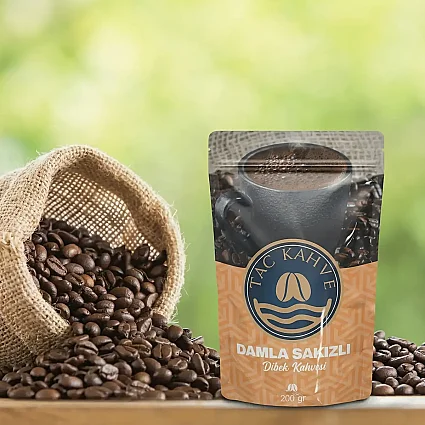 Tac Kahve Damla Sakızlı Dibek Kahvesi 200 Gr