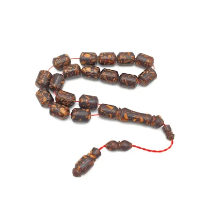 Tarçın Ağacı Kabuğu 33'lük Kapsül Kesim Tesbih