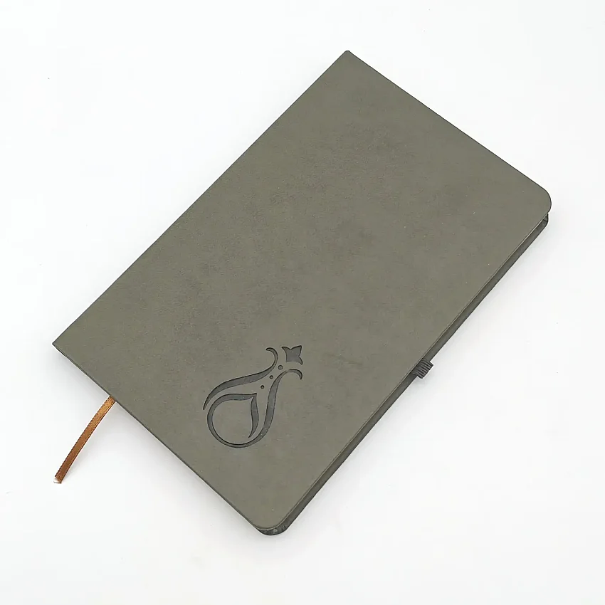 Termo Kapaklı Serhendi Logolu Çizgili Defter Füme Yeşil MZ1 - 2