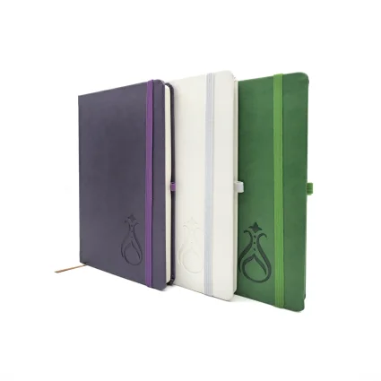 Termo Kapaklı Serhendi Logolu Çizgili Defter Mor MZ1 - 3