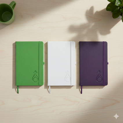 Termo Kapaklı Serhendi Logolu Çizgili Defter Mor MZ1 - 4