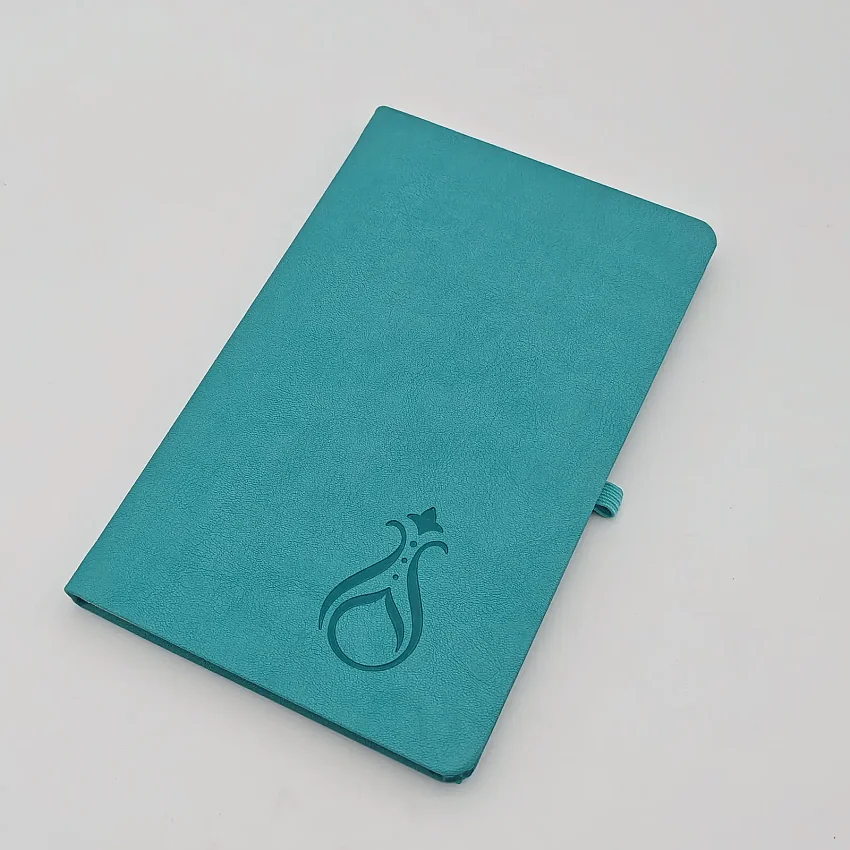 Termo Kapaklı Serhendi Logolu Çizgili Defter Turkuaz MZ1 - 2