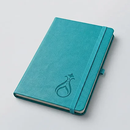 Termo Kapaklı Serhendi Logolu Çizgili Defter Turkuaz MZ1