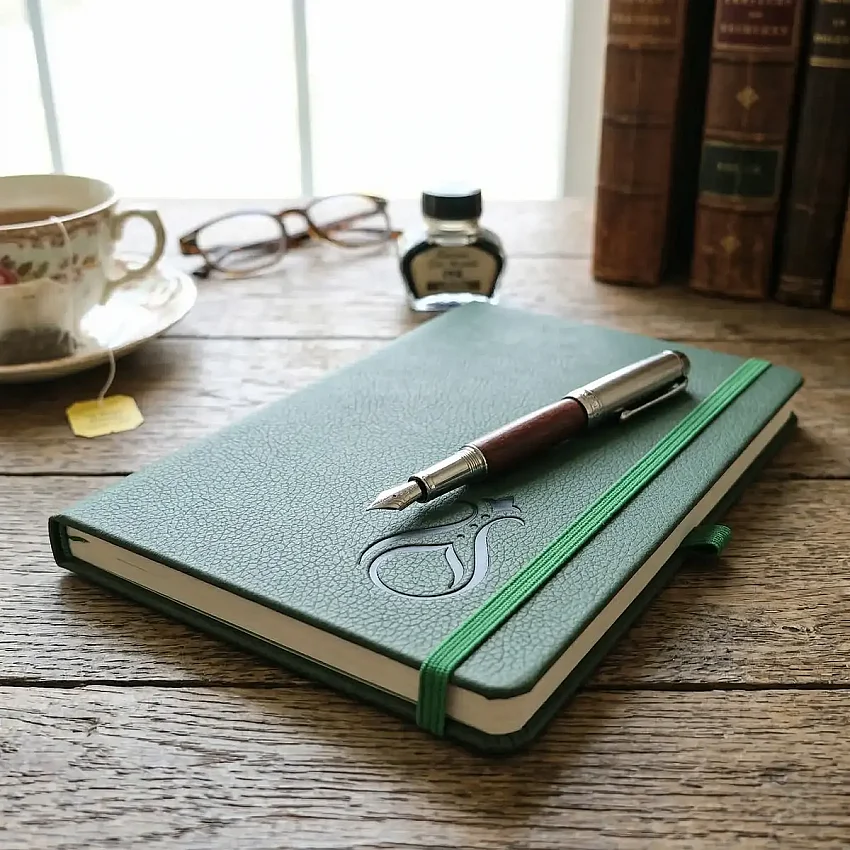 Termo Kapaklı Serhendi Logolu Çizgili Defter Yeşil MZ1 - 4