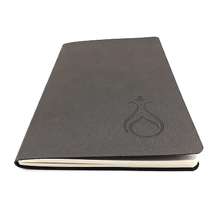 Terzi Dikiş Termo Kapak Çizgili Defter 40 yp 80 gr Ivory Kağıt Gri