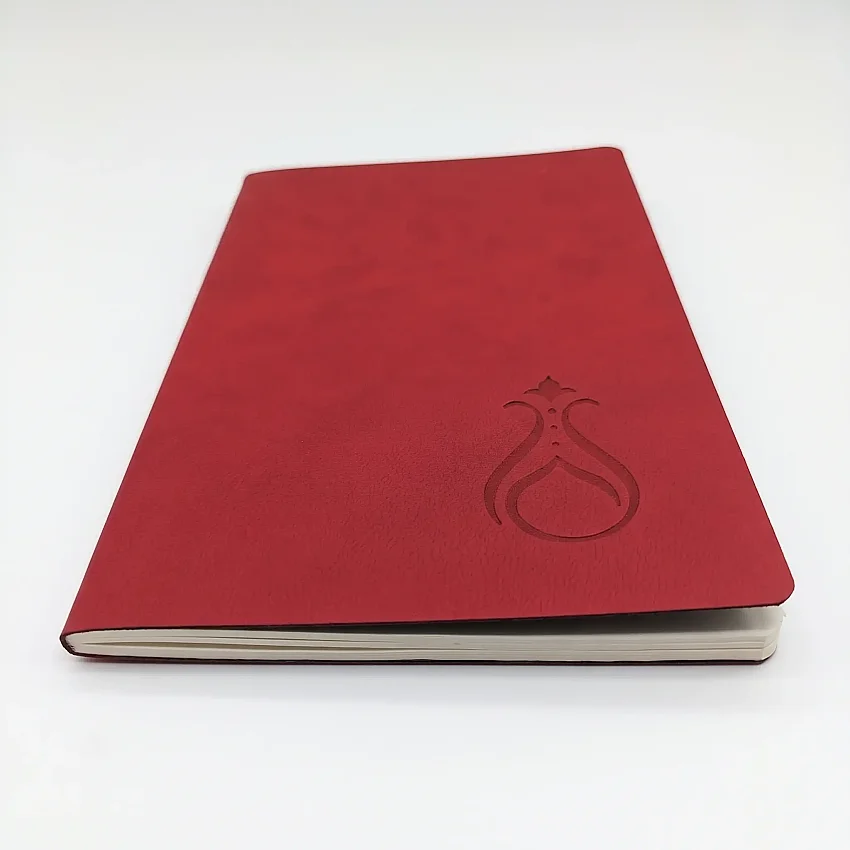 Terzi Dikiş Termo Kapak Çizgili Defter 40 yp 80 gr Ivory Kağıt Kırmızı - 1