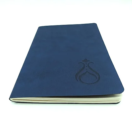 Terzi Dikiş Termo Kapak Çizgili Defter 40 yp 80 gr Ivory Kağıt Lacivert