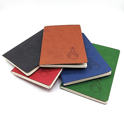 Terzi Dikiş Termo Kapak Çizgili Defter 40 yp 80 gr Ivory Kağıt Lacivert (1)