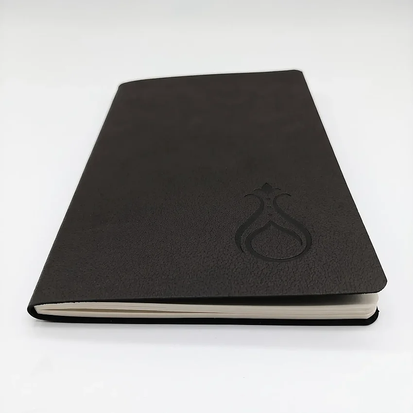 Terzi Dikiş Termo Kapak Çizgili Defter 40 yp 80 gr Ivory Kağıt Siyah - 1