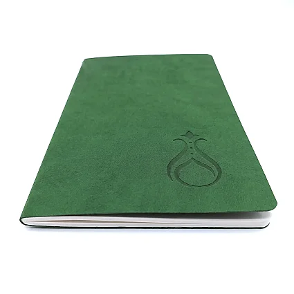 Terzi Dikiş Termo Kapak Çizgili Defter 40 yp 80 gr Ivory Kağıt Yeşil