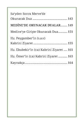 Umre Duaları - 4
