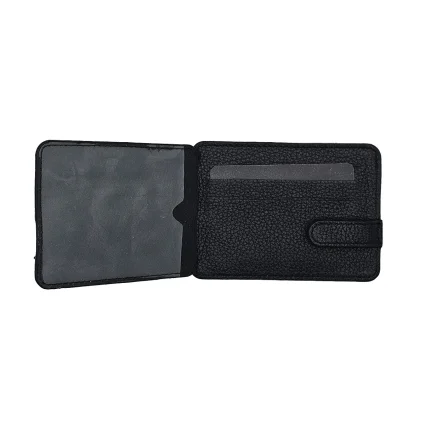 Yatay Hakiki Deri Kartlık, Kartvizitlik Siyah M3 5108 - 4