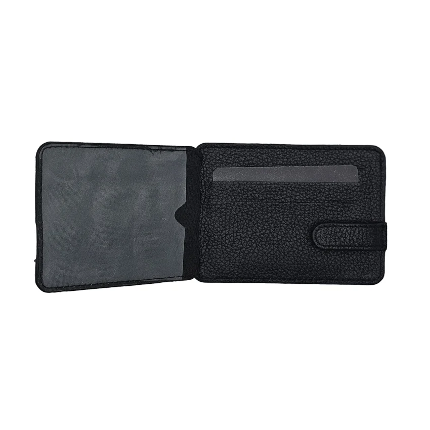 Yatay Hakiki Deri Kartlık, Kartvizitlik Siyah M3 5108 - 4