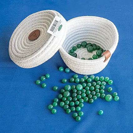 Yeşil Akik Hatme Taşı Büyük Boy 10 mm - 3