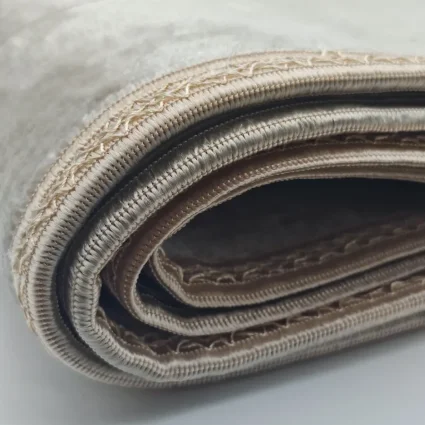 Yumuşak Peluş Seccade Kaymaz Taban 80x120 Beyaz M1 - 4