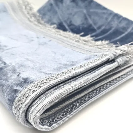 Yumuşak Peluş Seccade Kaymaz Taban 80x120 Gri M1 - 3