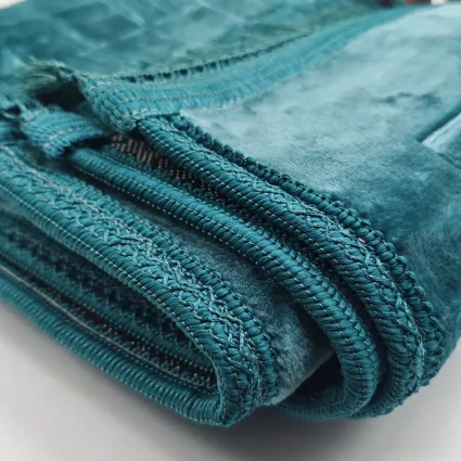 Yumuşak Peluş Seccade Kaymaz Taban 80x120 Turkuaz M1 - 3