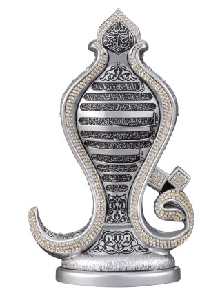 Zarif Dört Kûl Boytu (Orta Boy | Gümüş) - ZR