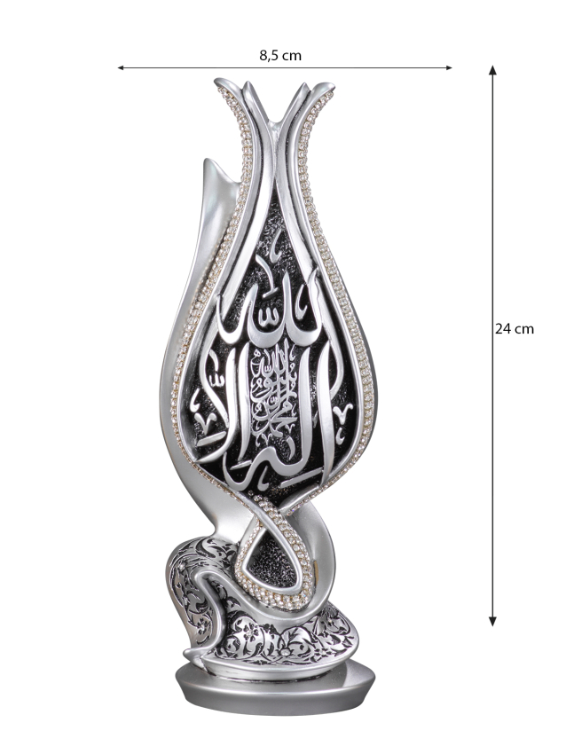 Zarif Lale Tevhid Boytu (Orta Boy | Gümüş) - 5